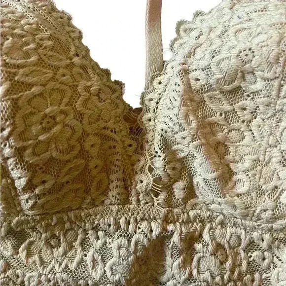 Aerie Racer Back Bralette Lacy Size Small Petite - Picture 8 of 11